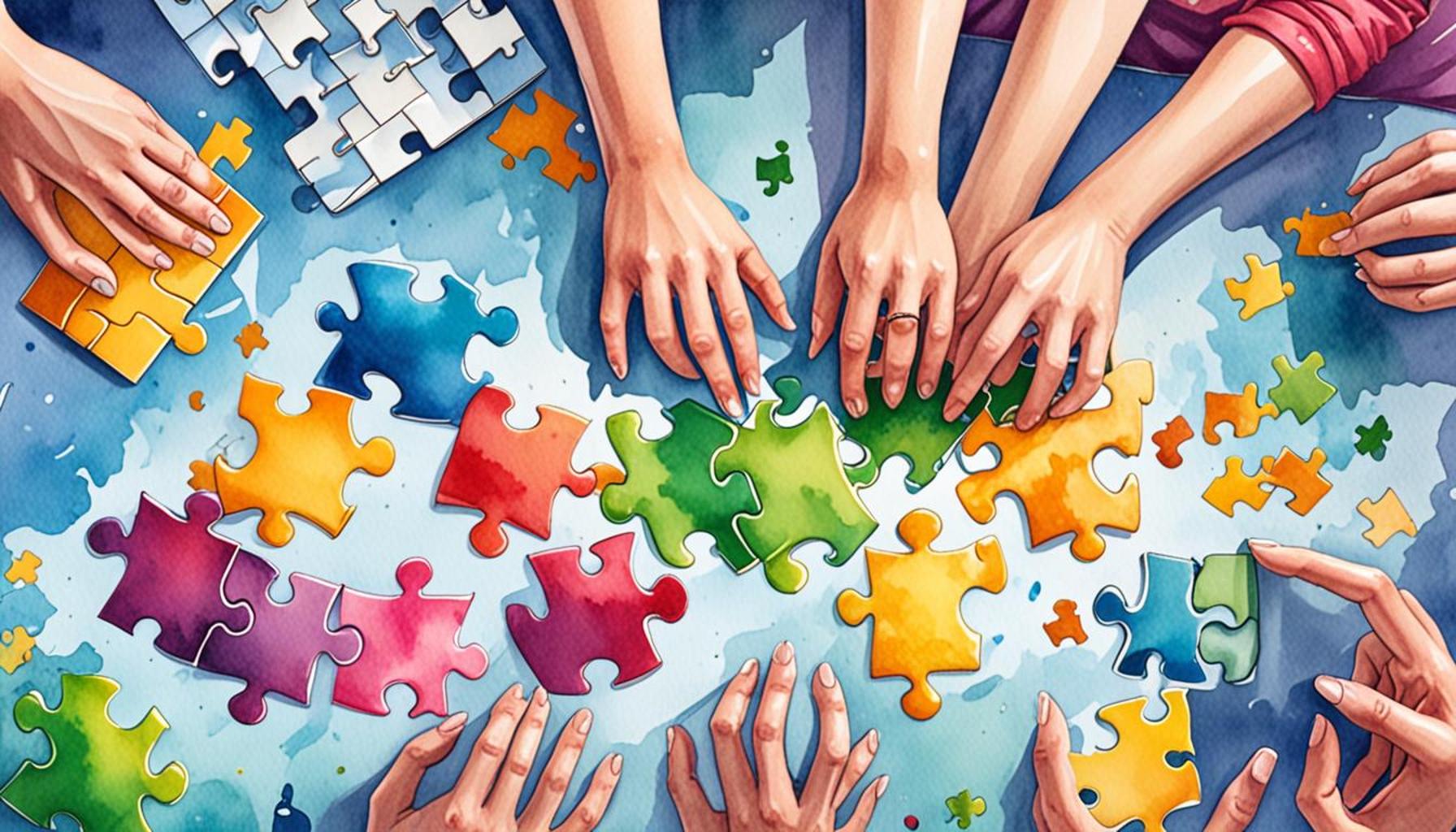 Puzzle Challenges in Communities: Strengthening Social Bonds and Collaboration through Mind Games
